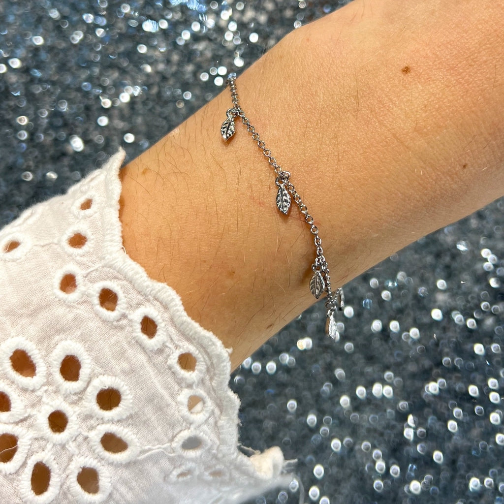 Leaf Bracelet | Sterling Silver - Bracelet