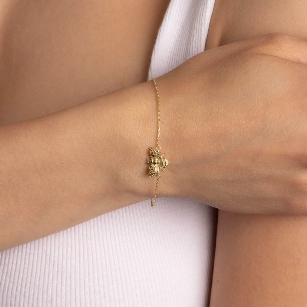 Queen Bee Bracelet | 9ct Gold - Bracelet