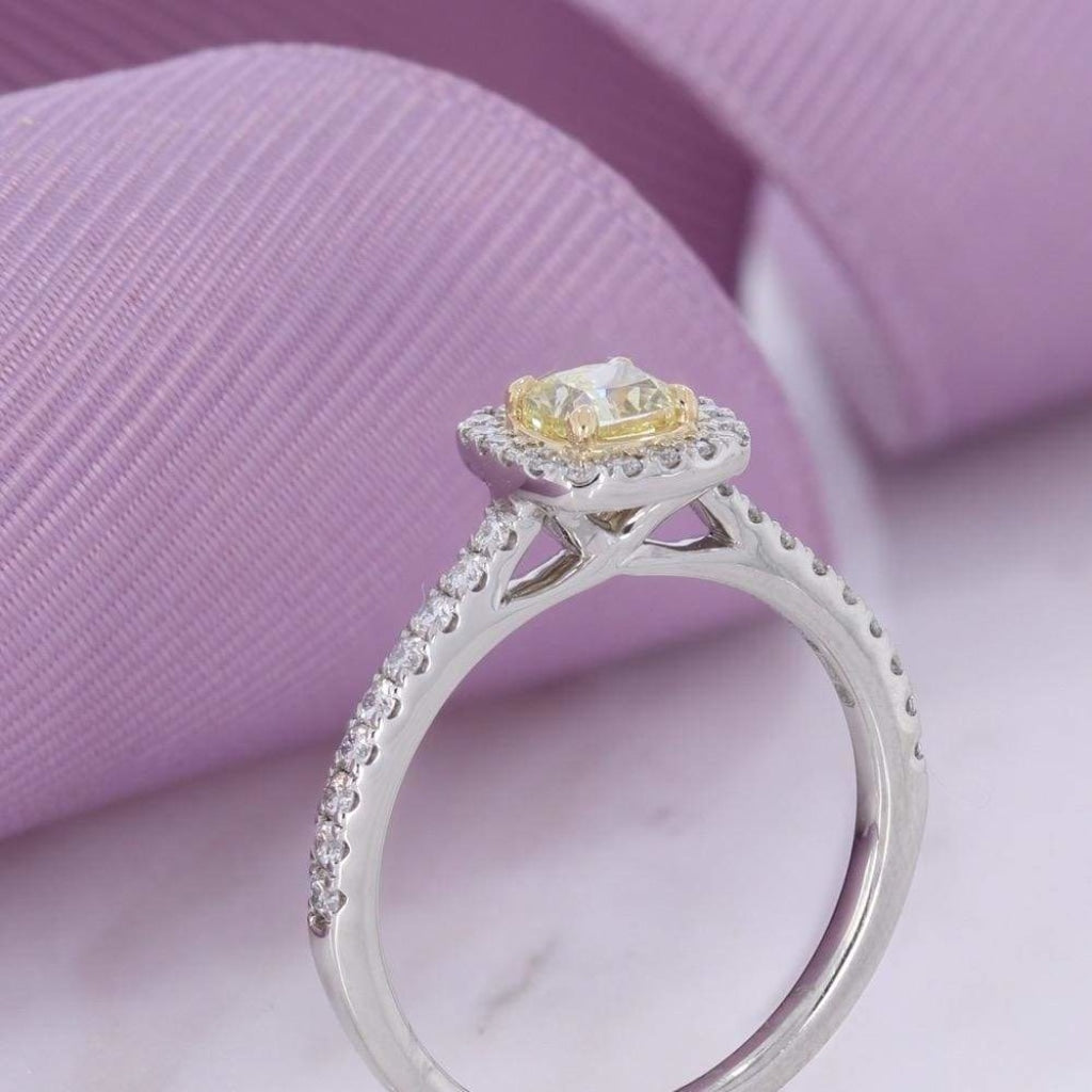 Saffron | Yellow Diamond Engagement Ring - Rings