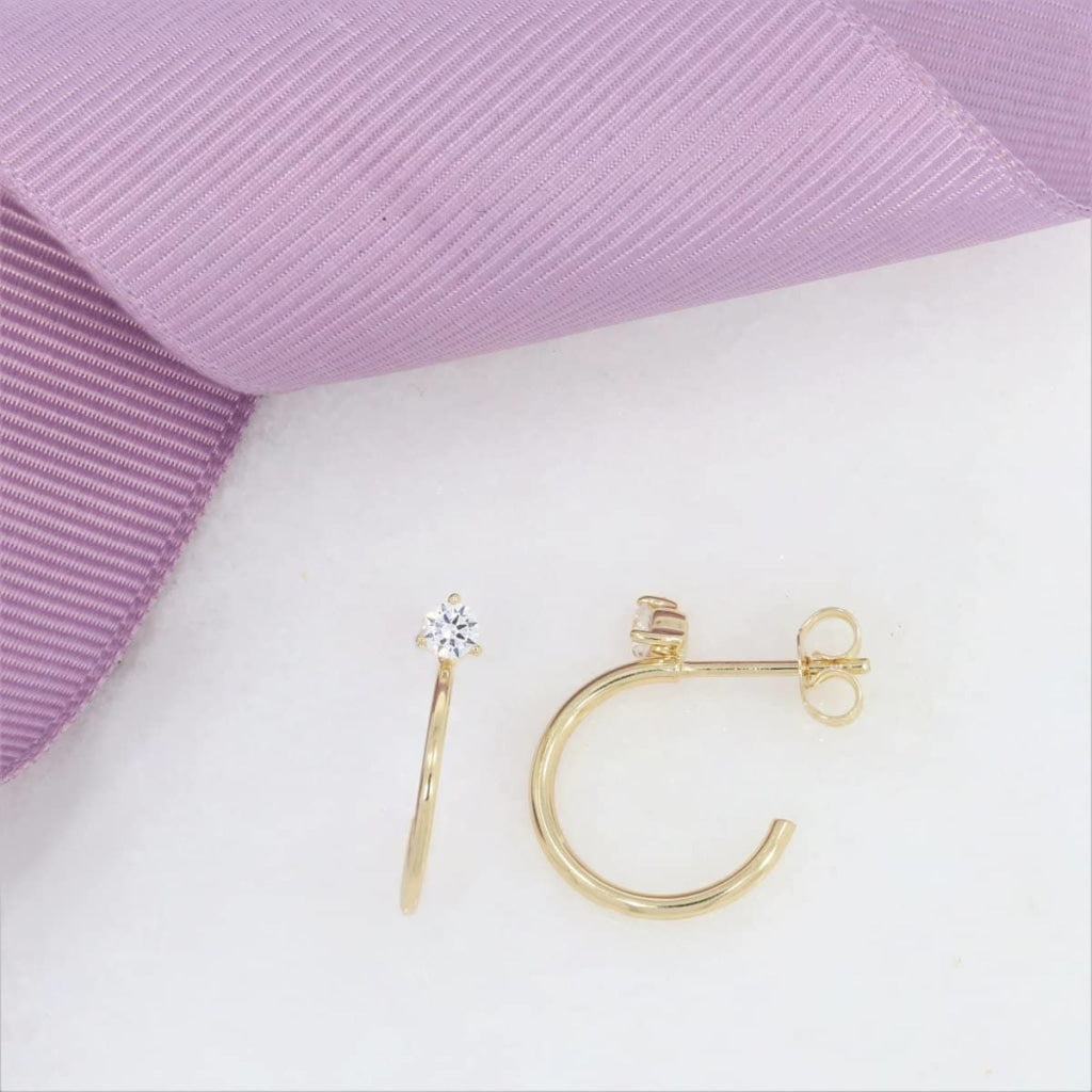 Twinkle Hoops | 9ct Gold - Gear Jewellers Dublin